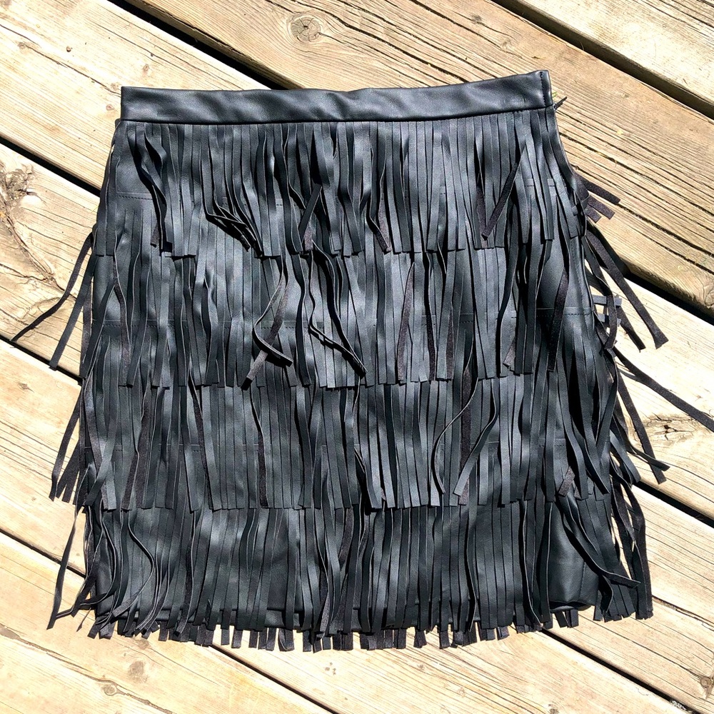 NWT Fringe Skirt